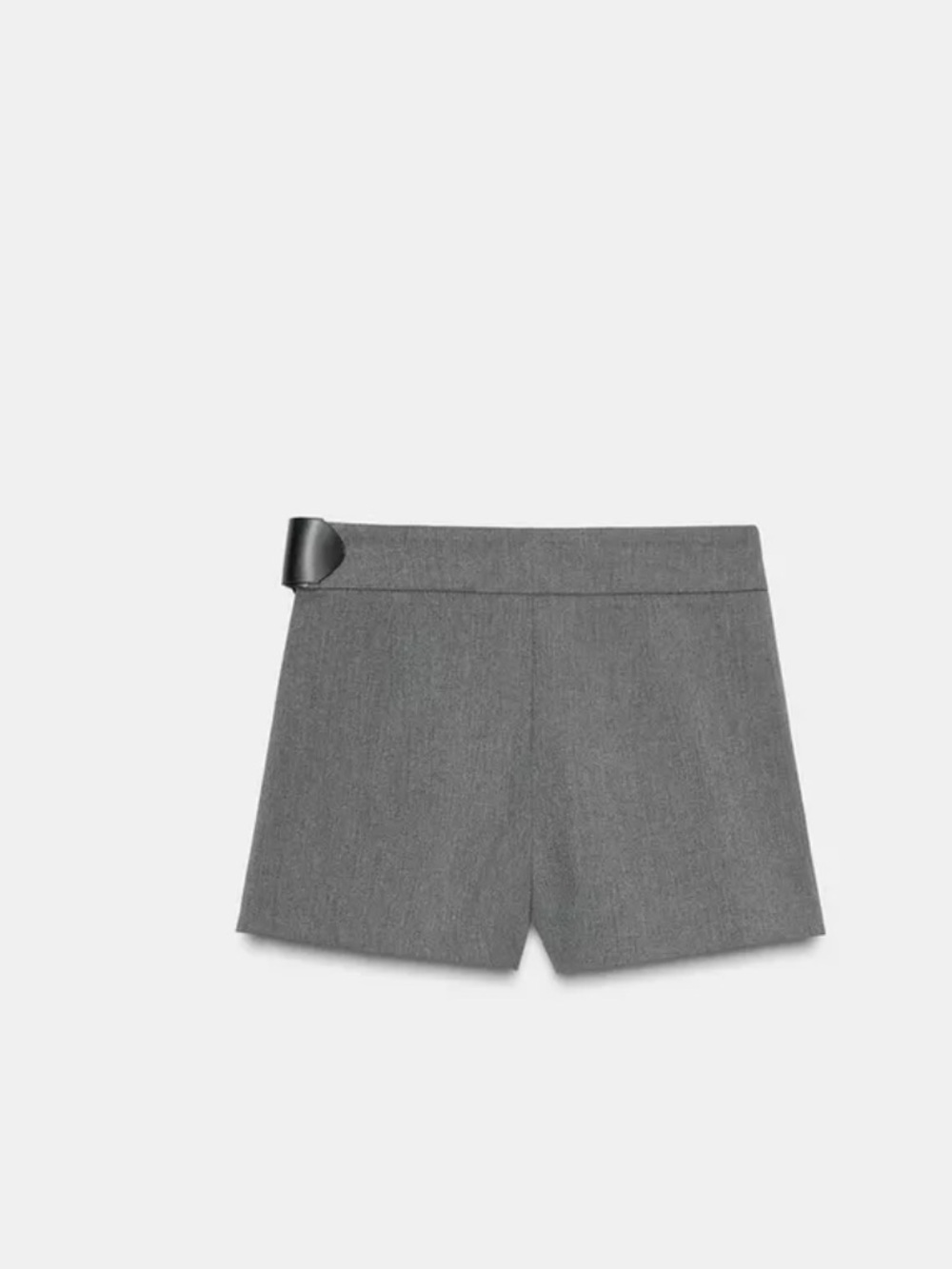 Zara Charcoal Pleated Mini Skort - Picture 5 of 5
